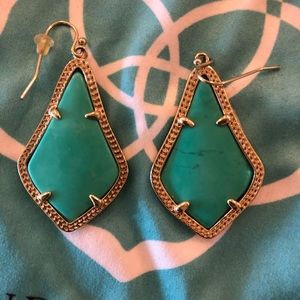 Turquoise Kendra Scott earrings